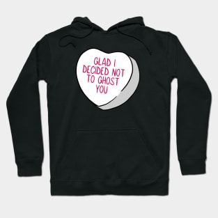 Funny Candy Heart Ghost Hoodie